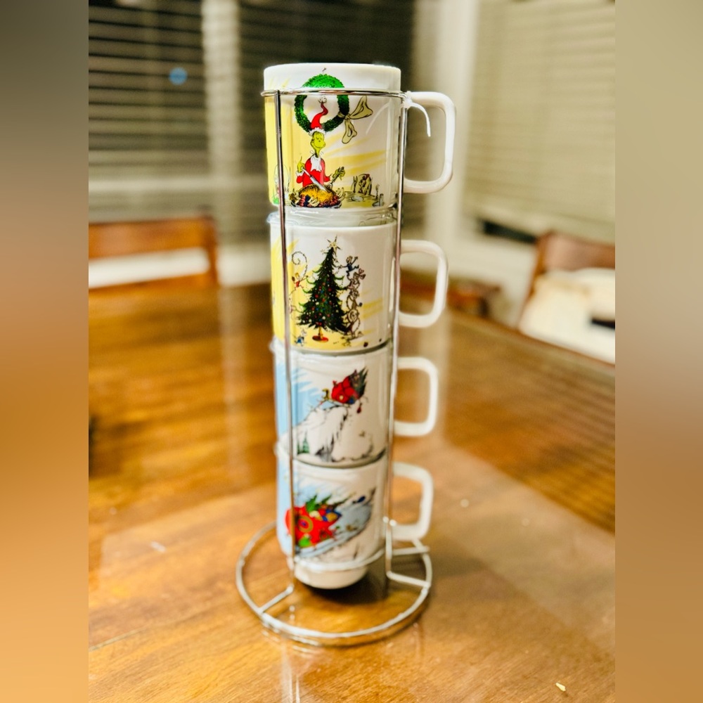 Dr Suess The Grinch Stackable Mugs Set